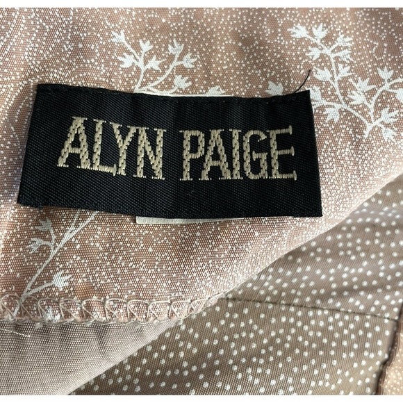 Vintage 90s Alyn Paige Fit Flare Mini Sun Dress Cottage Romantic Whimsy Size 7/8 - Picture 8 of 13